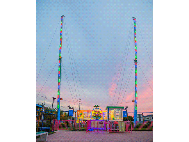 The new spring type rocket bungee