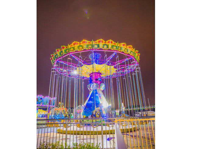 Hurricane-type Flying Chair Entertainment Facility